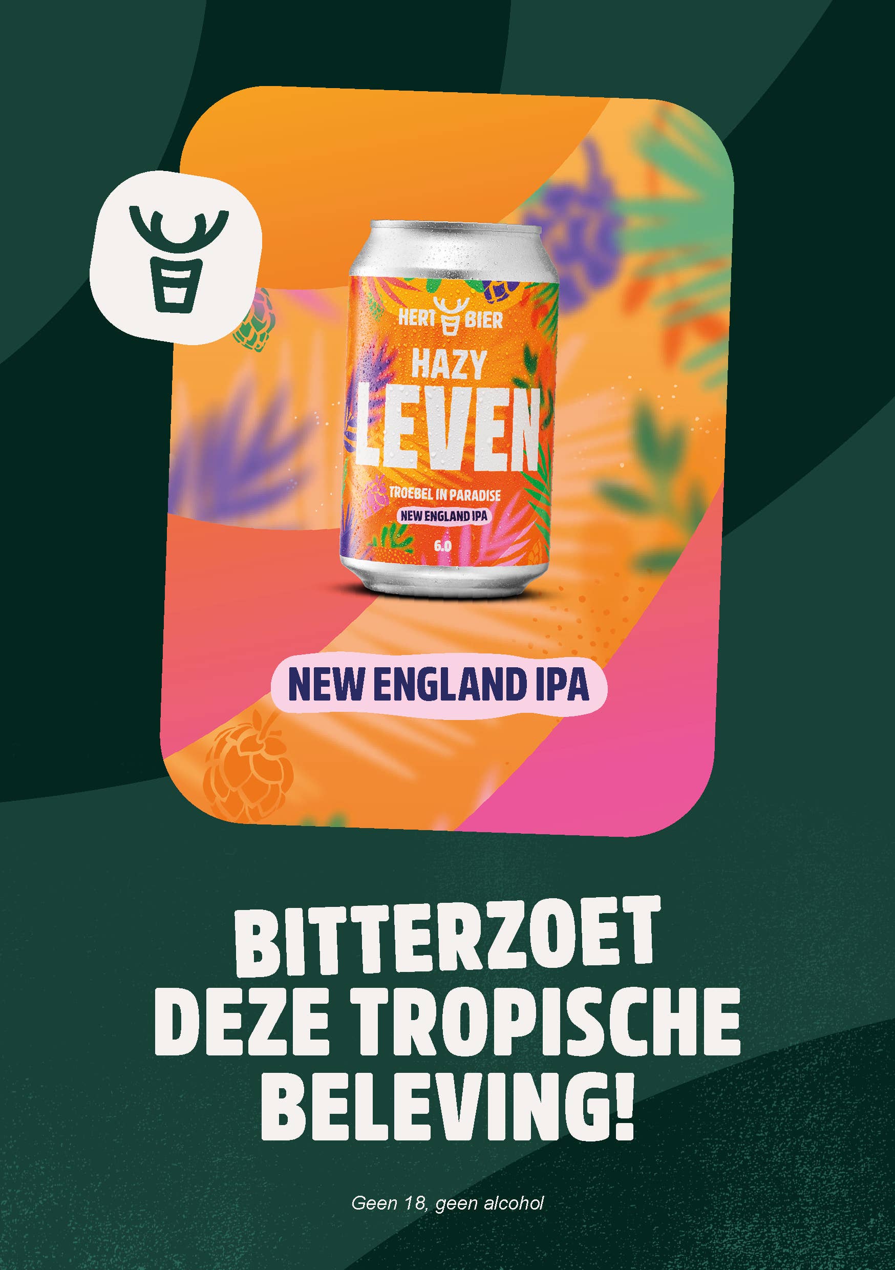 Hert Bier - Wholesale Beer - Hazy LIFE - NEIPA Beer - 33cl2