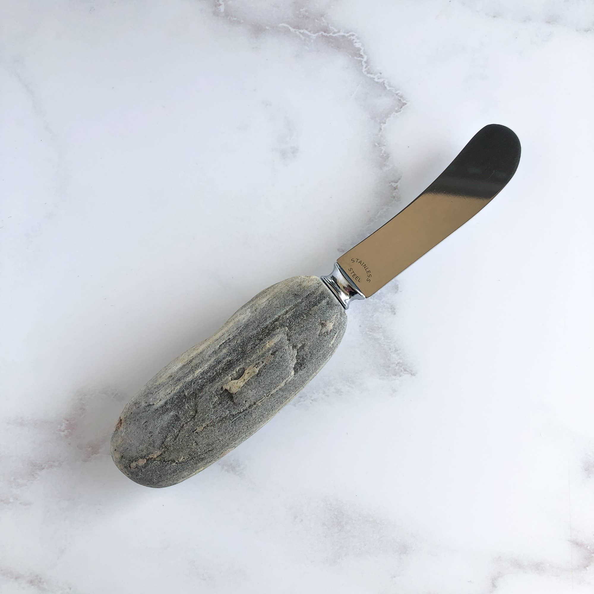 Funky Rock Designs - Wholesale Cheese Spreader - Ergonomic Stone Cheese Spreader3
