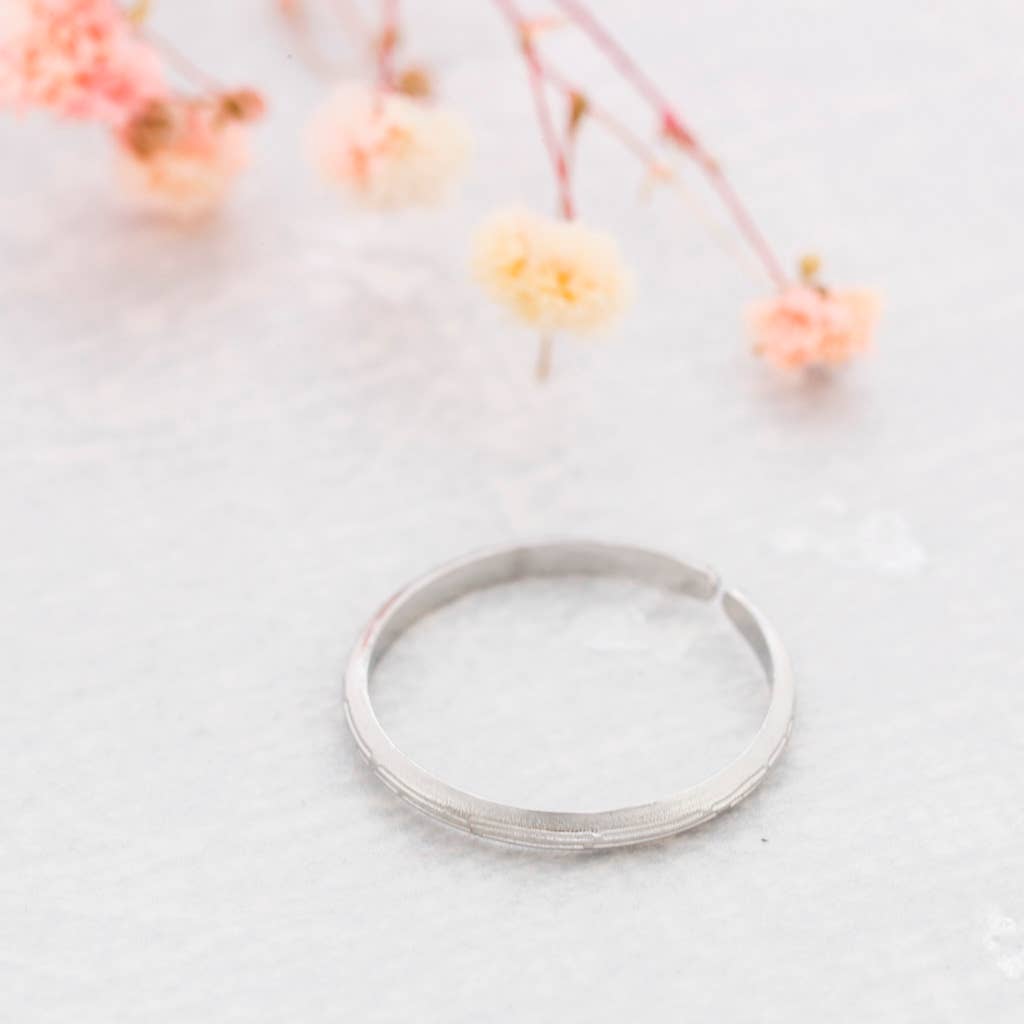 Sonata - Wholesale Snap Jewelry - Steel Hoop Ring1