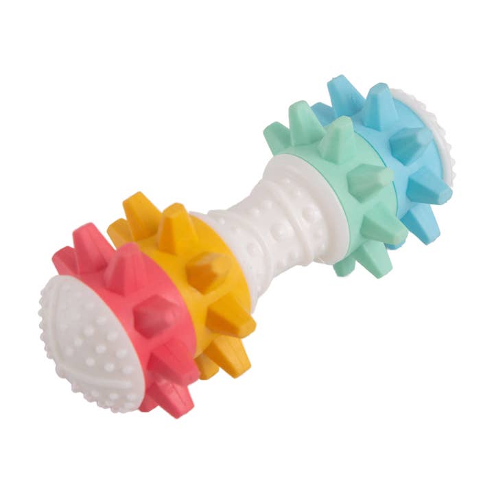 Pet Palette Distribution - Wholesale Pet Chew Toy - Dog - SnugArooz Shake It Off Dog Chew Toy Multicolored 5"1