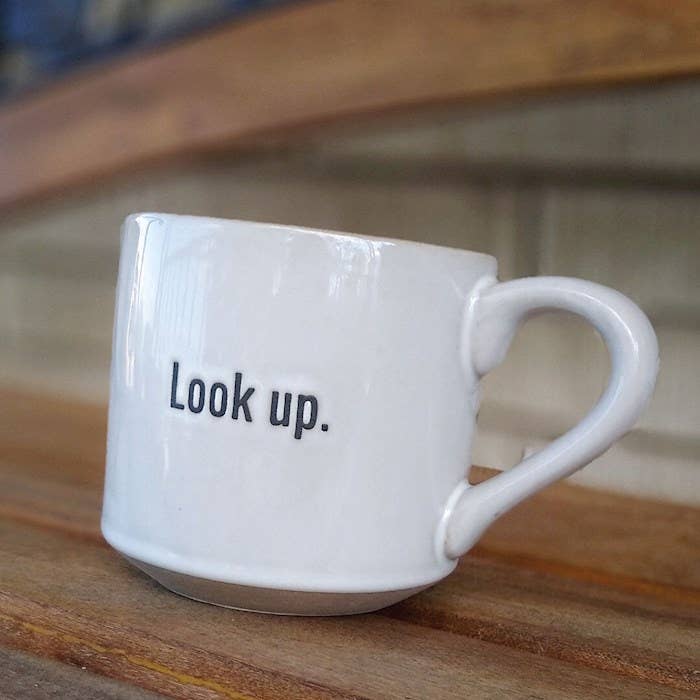 Mug-Look Up-Stoneware Mug-The Chosen for wholesale by Anchor Distributors