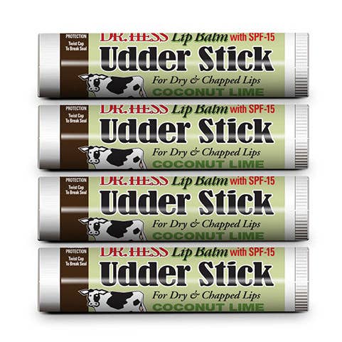 Dr. Hess Udder Stick Lippenbalsem, Kokosnoot Limoen, 4 Stuks voor wholesale door Dr. Hess