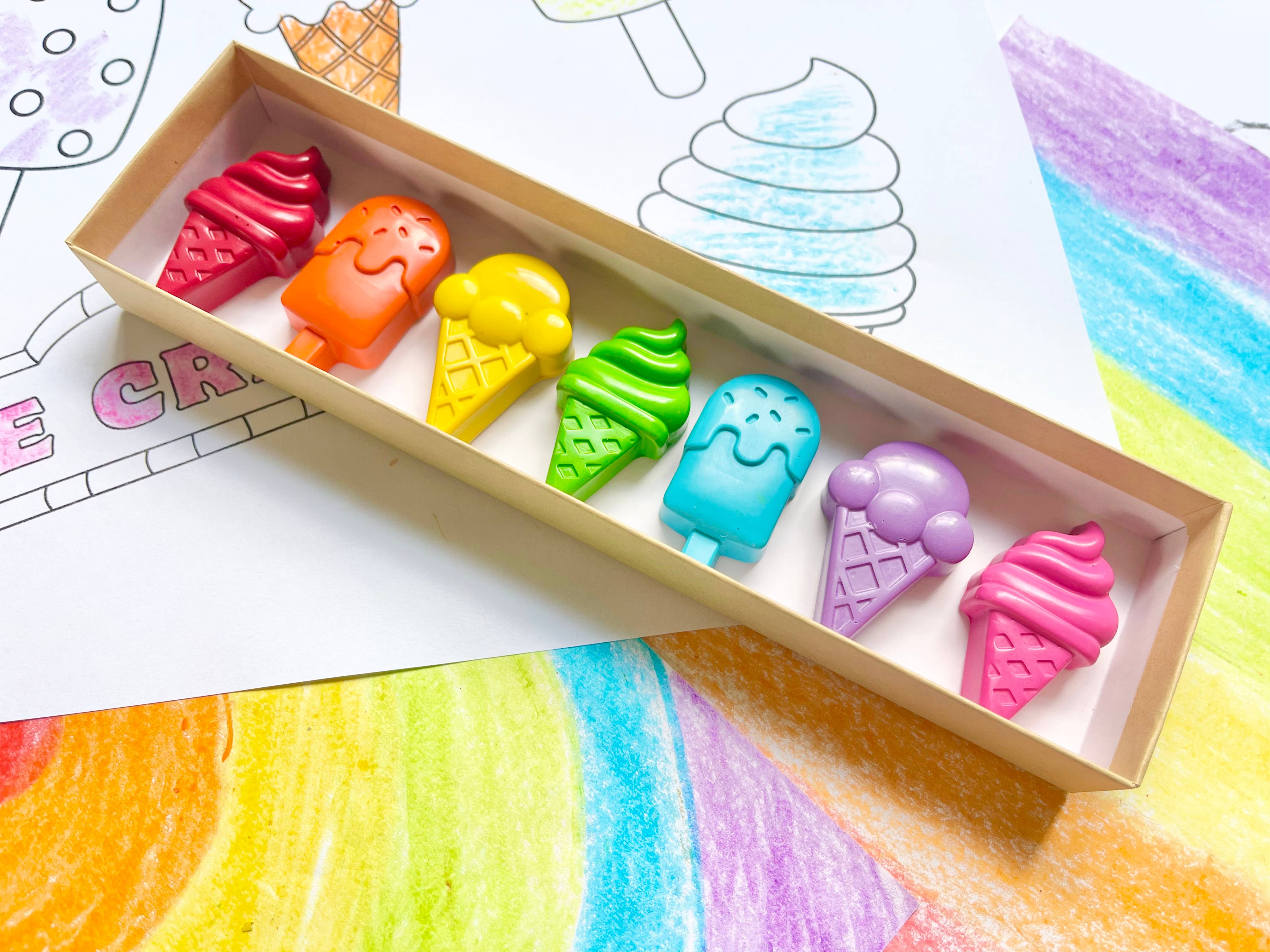 KagesKrayons - Wholesale Crayons - Kids & Baby - Ice Cream Crayons Gift Box5