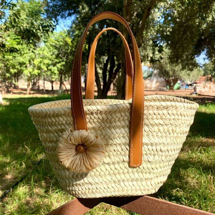craftberber - Wholesale Beach Bag - French Baskets, moroccan straw basket, straw bag, Beach Bag0