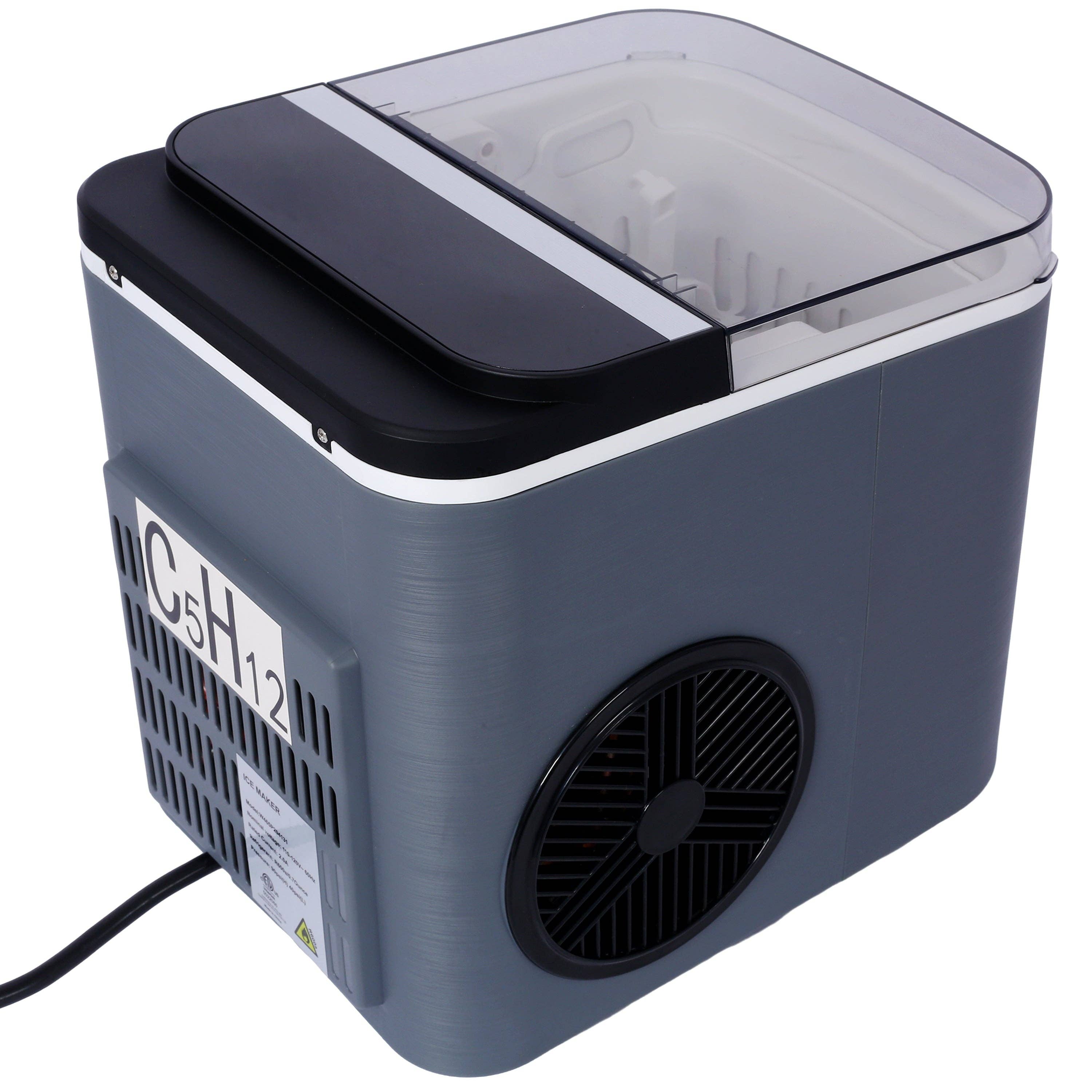 39F Inc. - Wholesale Kitchen Appliance - Portable Countertop Ice Maker with Basket and Scoop, Gray7