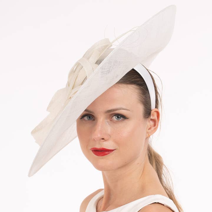 KaKyCo - Wholesale Fascinator Hat - Women's - Sinamay loop bonded on sinamay base fascinator | 1020861