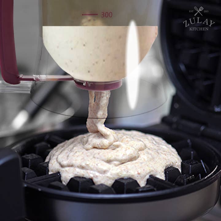 Zulay Kitchen - Wholesale Kitchen Tool/Gadget - 4-Cup Pancake Batter Dispenser with Squeeze Handle