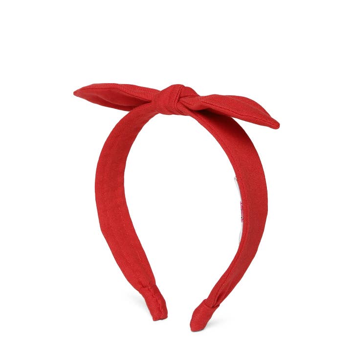 Anna Headband In Red Jersey for wholesale by Elaa