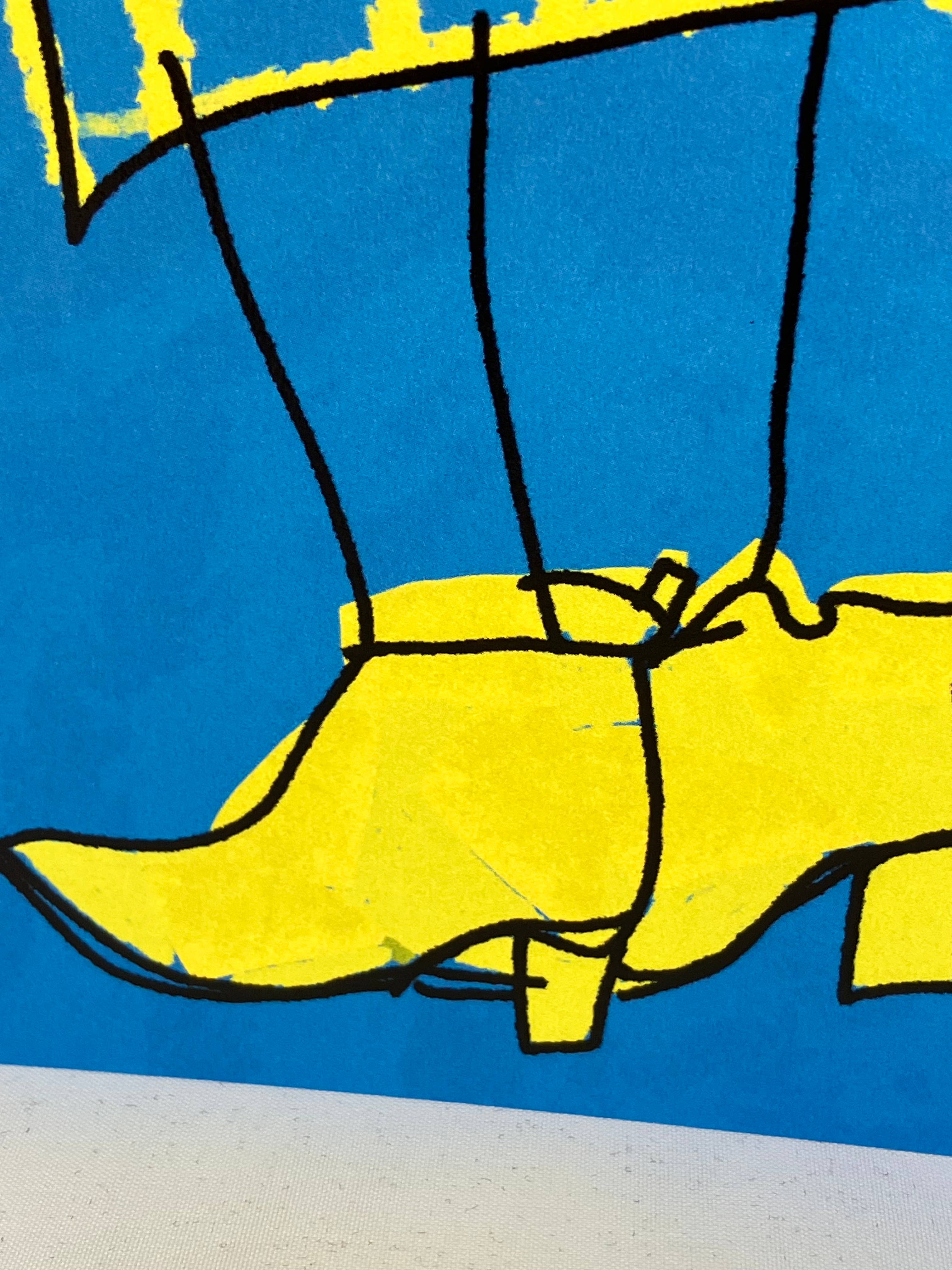 Colleen Harrington Studio - Vendita all'ingrosso Biglietti di auguri generici - Biglietto d'auguri A2 - Stivali gialli vuoti2