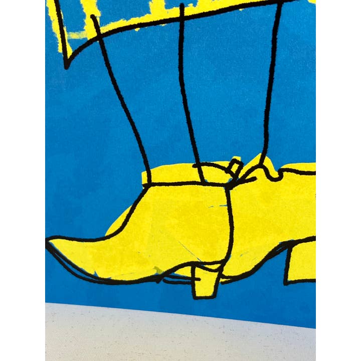 Colleen Harrington Studio – Engroshandel Hverdagshilsen kort – A2 Hilsen Kort - Tomme Gule Støvler2