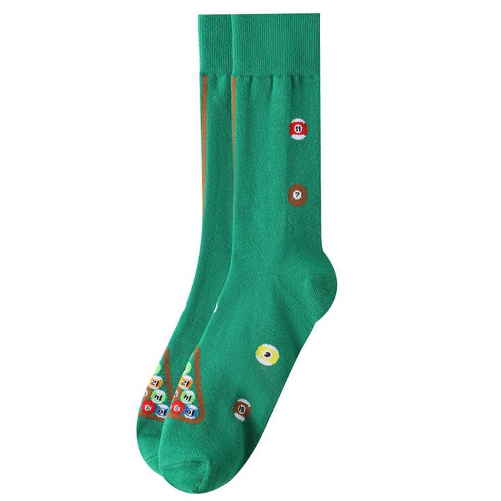 Chaussettes Originales de Billard pour Hommes - NVS19673-GRN pour la vente par Selini New York