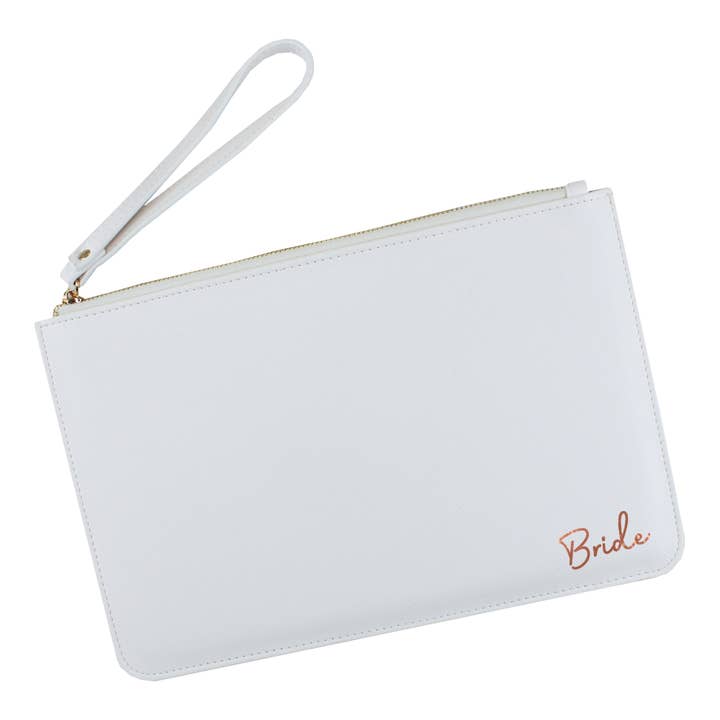 eBuyGB Craft Blanks - Wholesale Clutch Bag - Women's - Bride Clutch Bag Pouch Bridal Wedding Purse PU Leather