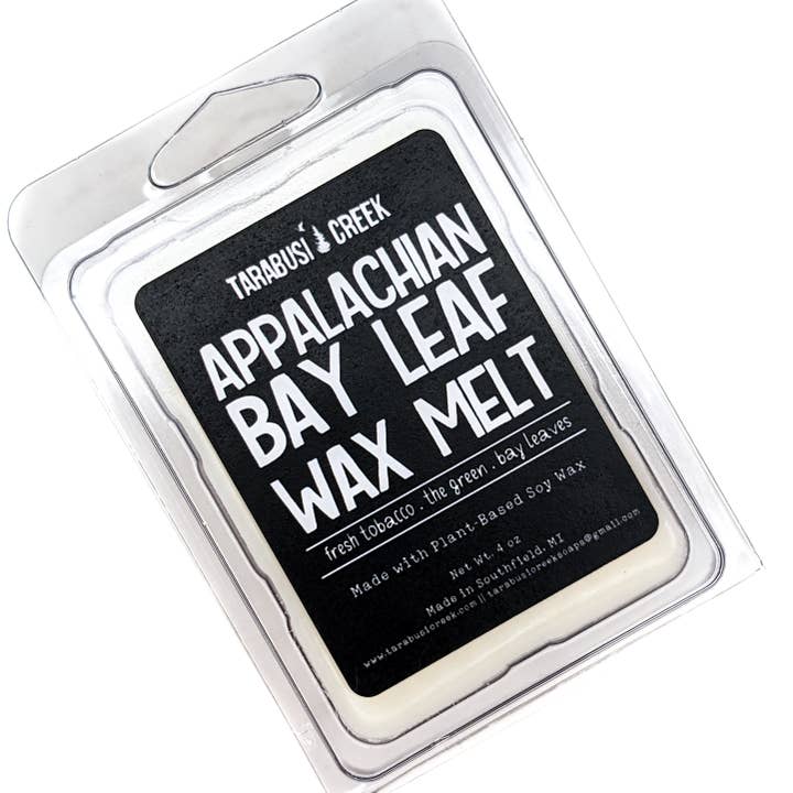 Appalachian Bay Leaf Wax Melt for wholesale by Tarabusi Creek