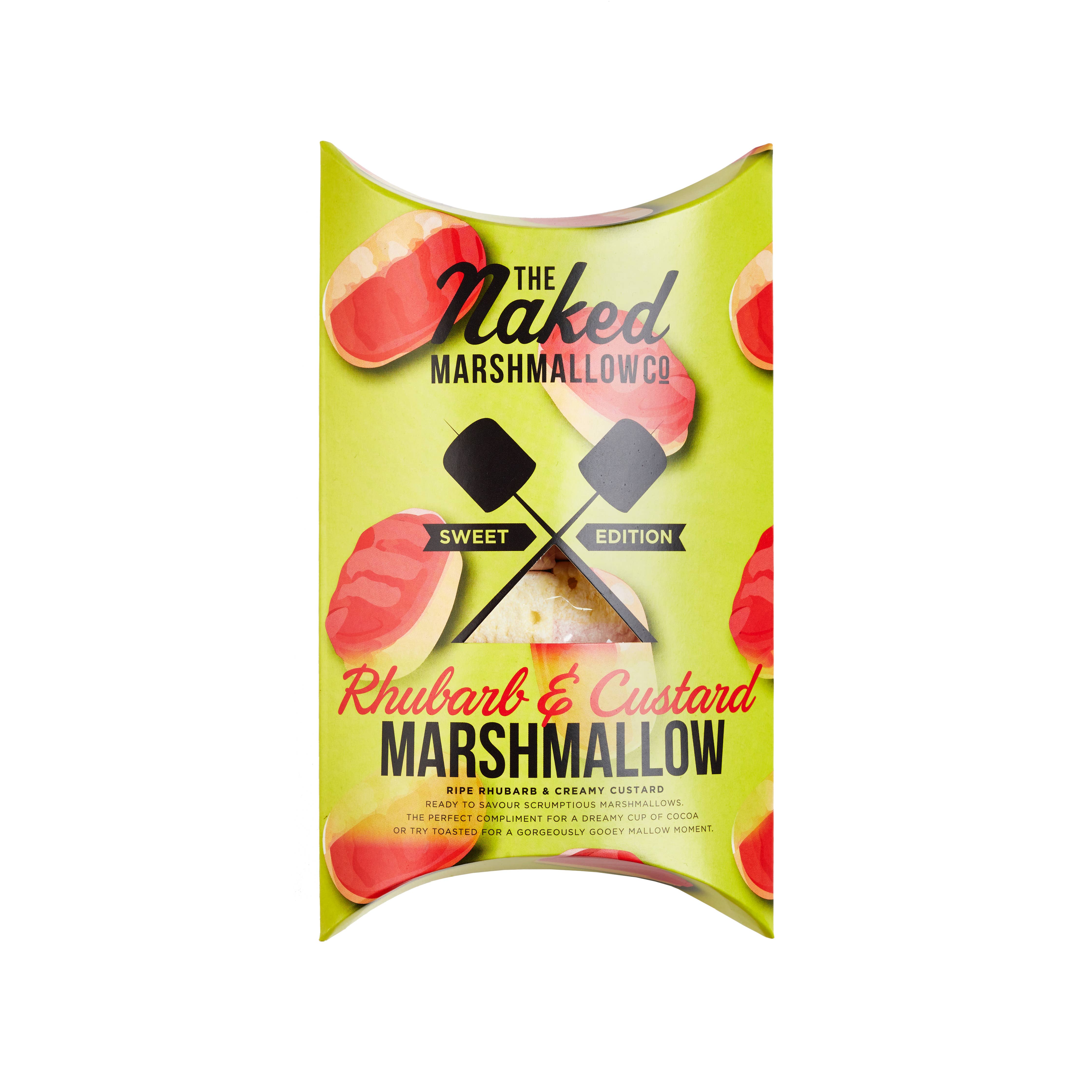 The Naked Marshmallow Co. – wholesale Marshmallow – Rhubarb & Custard Gourmet Marshmallows1