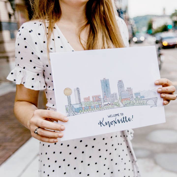 Jacks Avenue - Wholesale Art Print - Knoxville Skyline