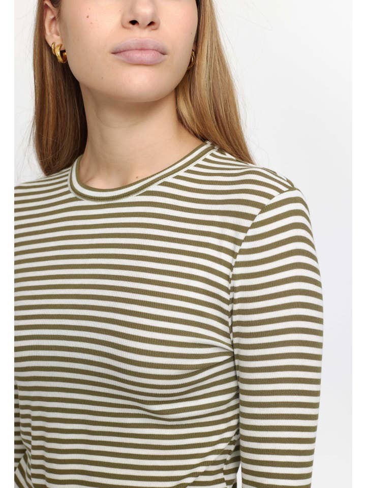 Soft Rebels - Wholesale Knit Top - Women's - SRFenja Stripe O-Neck Top22