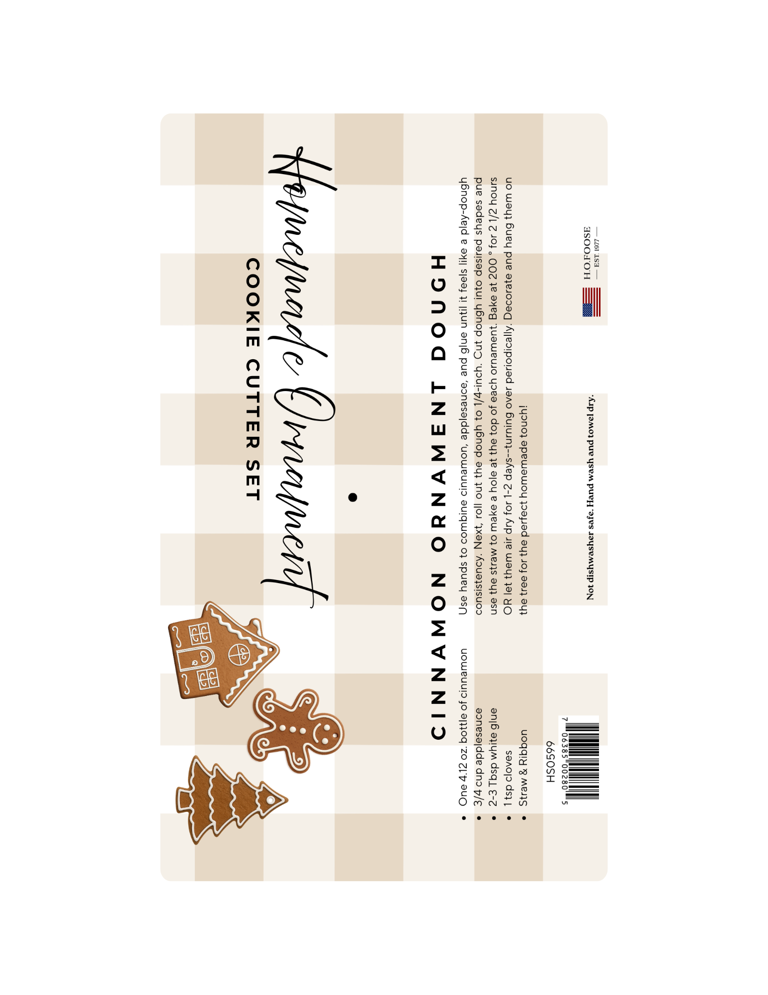 CookieCutter.com - Wholesale Cookie Cutter - Ornament Craft Cookie Cutter 6 Pc Bag Set HS05993