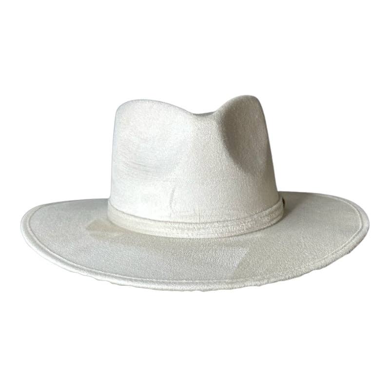 Nati Natash - Wholesale Fedora - Women's - Tear Drop Vegan Suede Rancher Flat Brim9