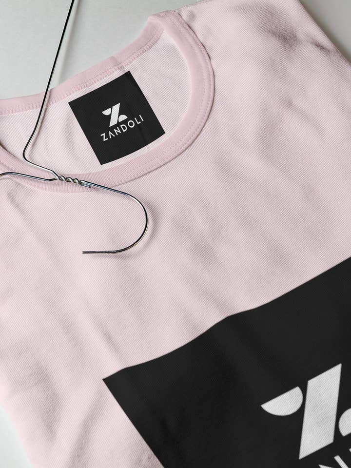 Unisex Baby Pink TeeS for wholesale by Zandoli