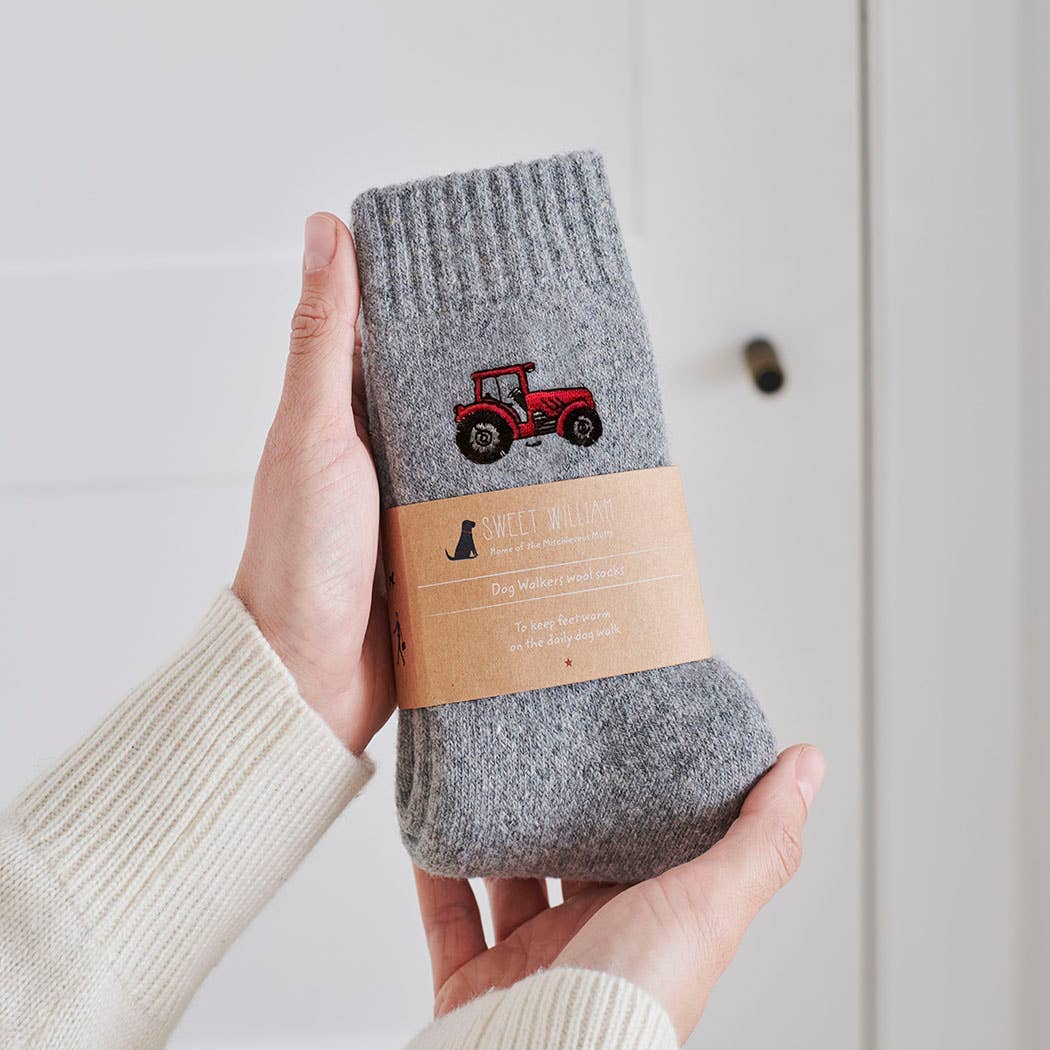 Sweet William Designs – wholesale Socks – Unisex – Tractor Countryside Walking Socks1