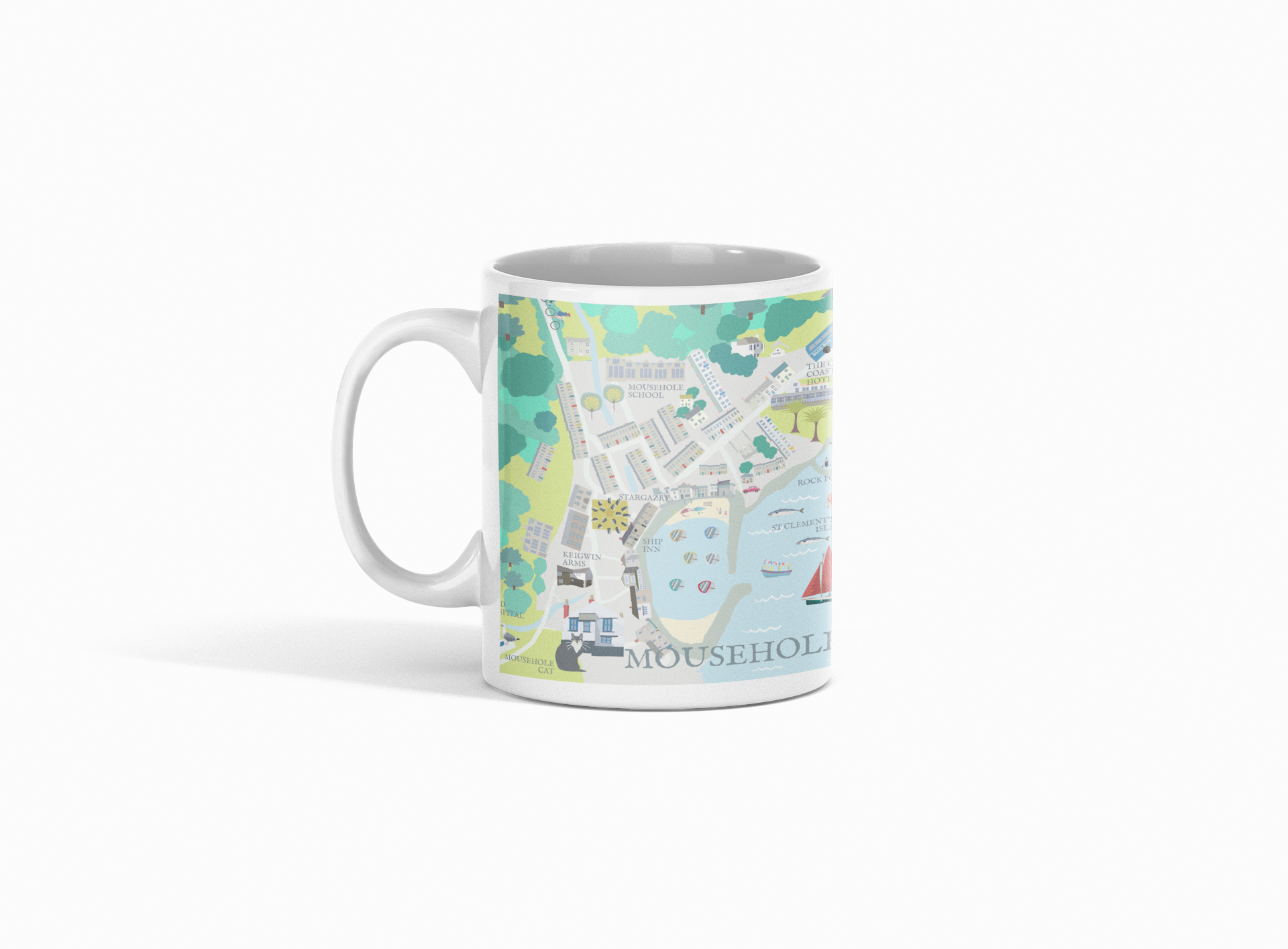 Betty Boyns Designs – wholesale Coffee mug – ILLUSTRATED MAP MUGS35