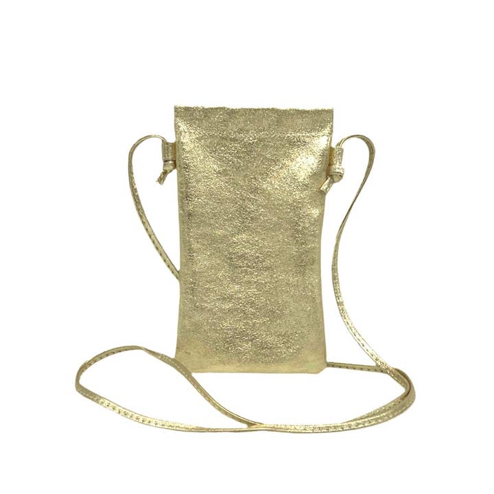Suie Valentini srl - Wholesale Crossbody Bag - Women's - Genuine leather crossbody phone bag, Made in Italy, art. 11262813