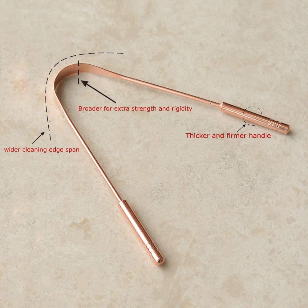 El'Cobre-Ecozonelifestyle - Wholesale Tongue Scraper - Copper Tongue Cleaner with Box3