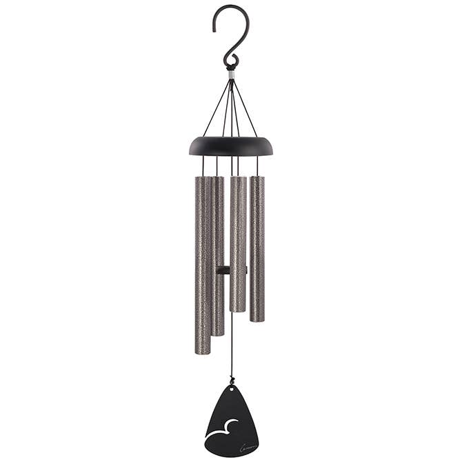 Pewter Fleck 21" Signature Series Chime for wholesale by Gift & Garden by Carson