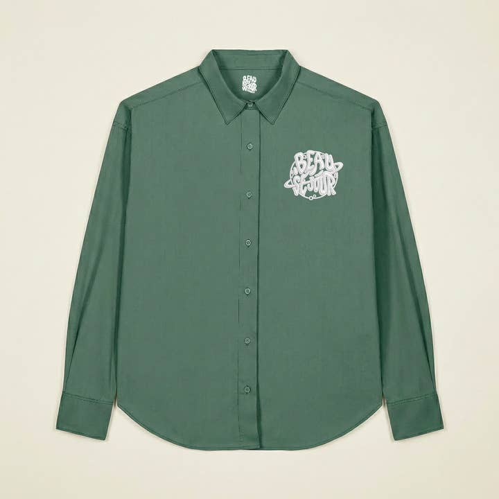 Green shirt for wholesale by Beausejour France