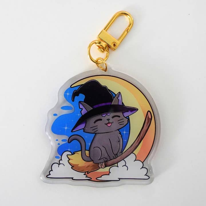 Cosmo Witch Moon KEYCHAIN for wholesale by Strawberry Milk Shop