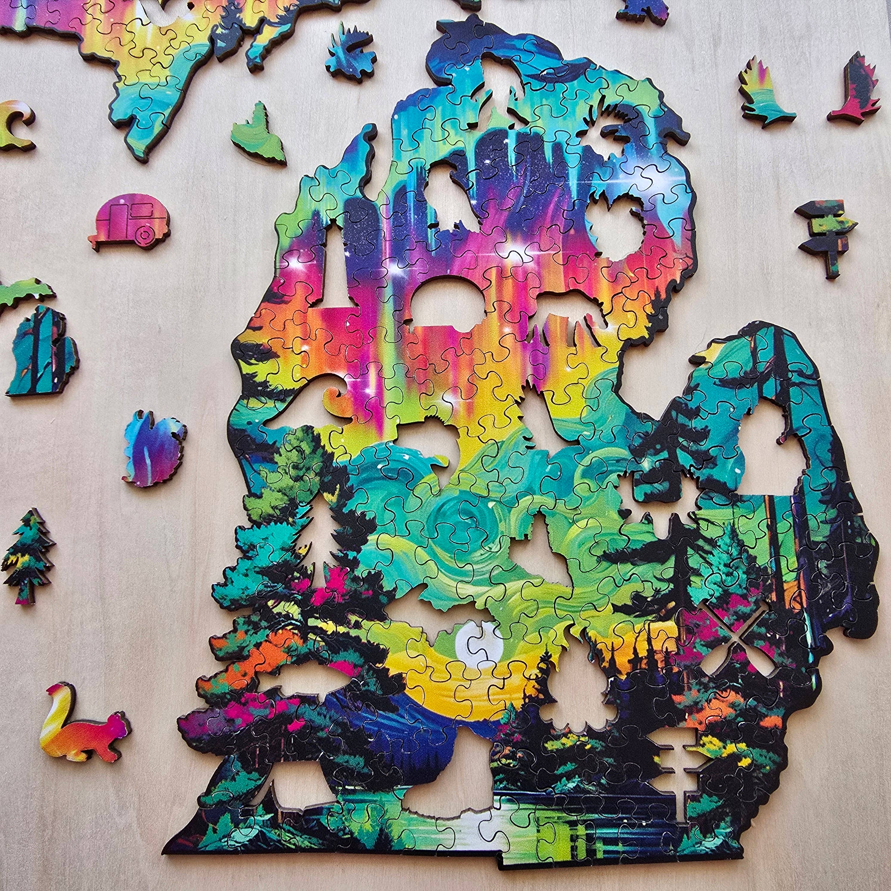 Art Factory LLC - Vente Puzzle – adulte - Puzzle en bois de l'État du Michigan3