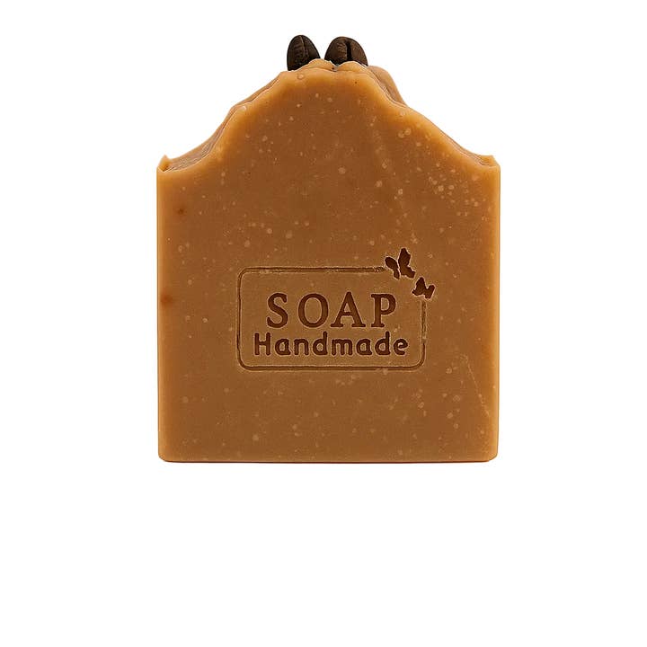 Caffeinated Bliss Soap | Handmade Caramel Coffee Exfoliating Bar for wholesale by Etti Soap LLC