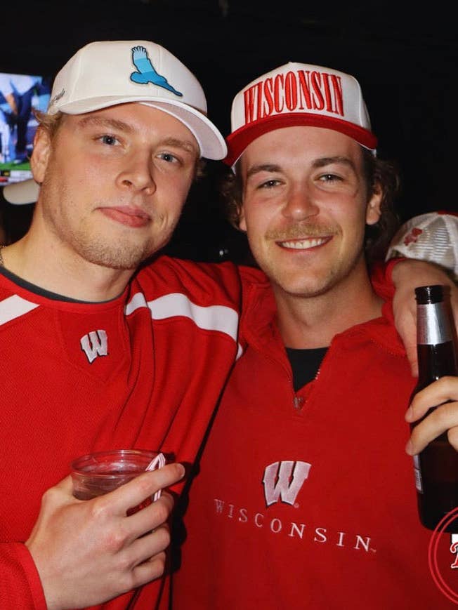 Wisconsin Stretch Contrast Cap for wholesale by Recess Apparel