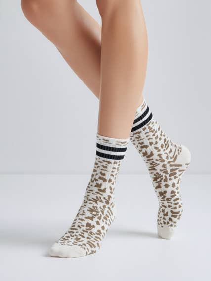 AMANDA 1.0 - latte/noir pour la vente par DAILYSOCKS