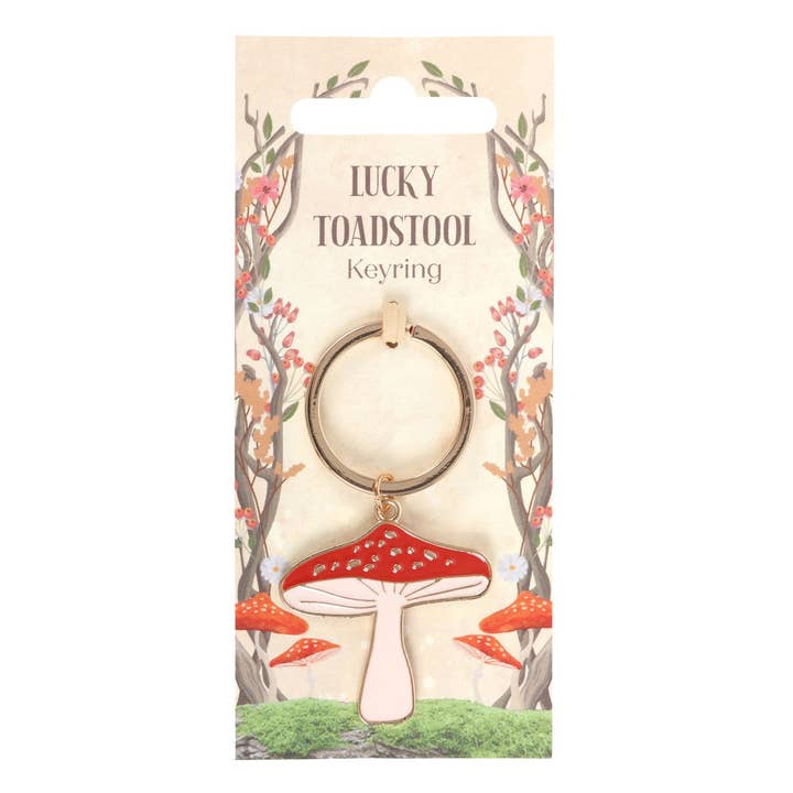 Something Different Wholesale - Wholesale Keychain - Women's - Lucky Toadstool Keyring