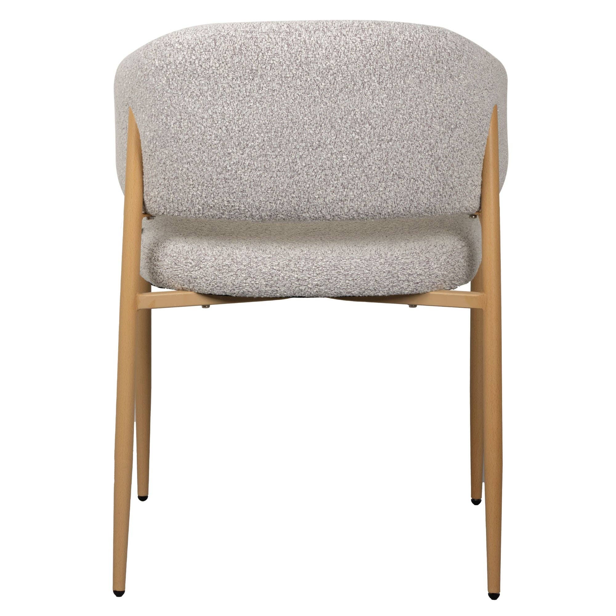Usuals BV - Wholesale Chair - Luna Dining Chair - Ecru Natural - Boucle3