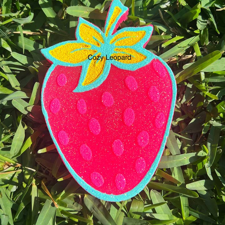Cozy Leopard Boutique - Wholesale Car Freshener - Women's - Strawberry Car Freshie7