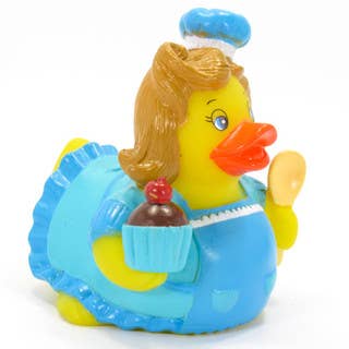 Ducks in the Window - Vente Jouet pour le bain – bébé - Canard en caoutchouc Baker (bleu) 0