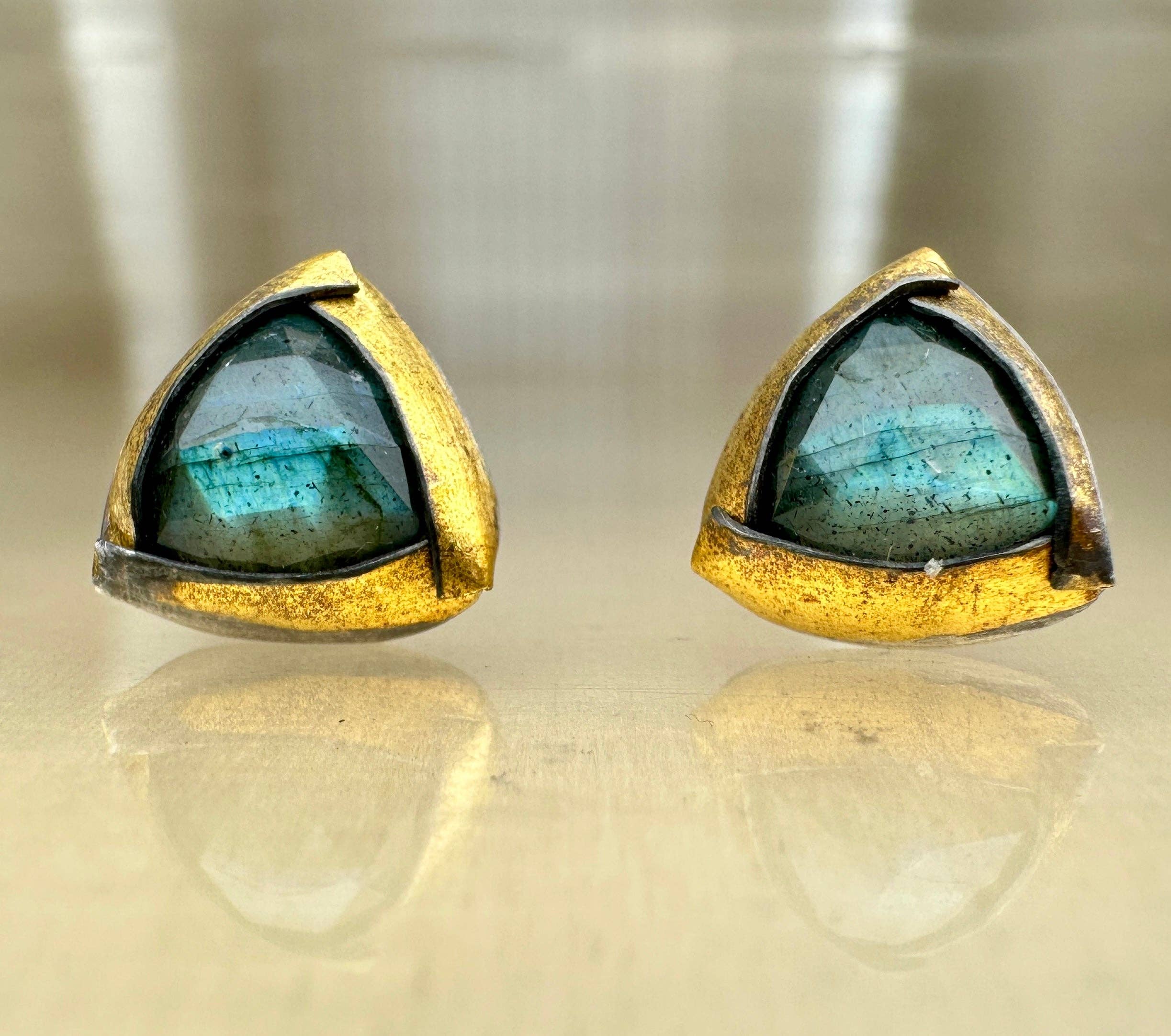 Austin Titus Studio - Wholesale Stud/Post Earrings - Tri Fold Studs2