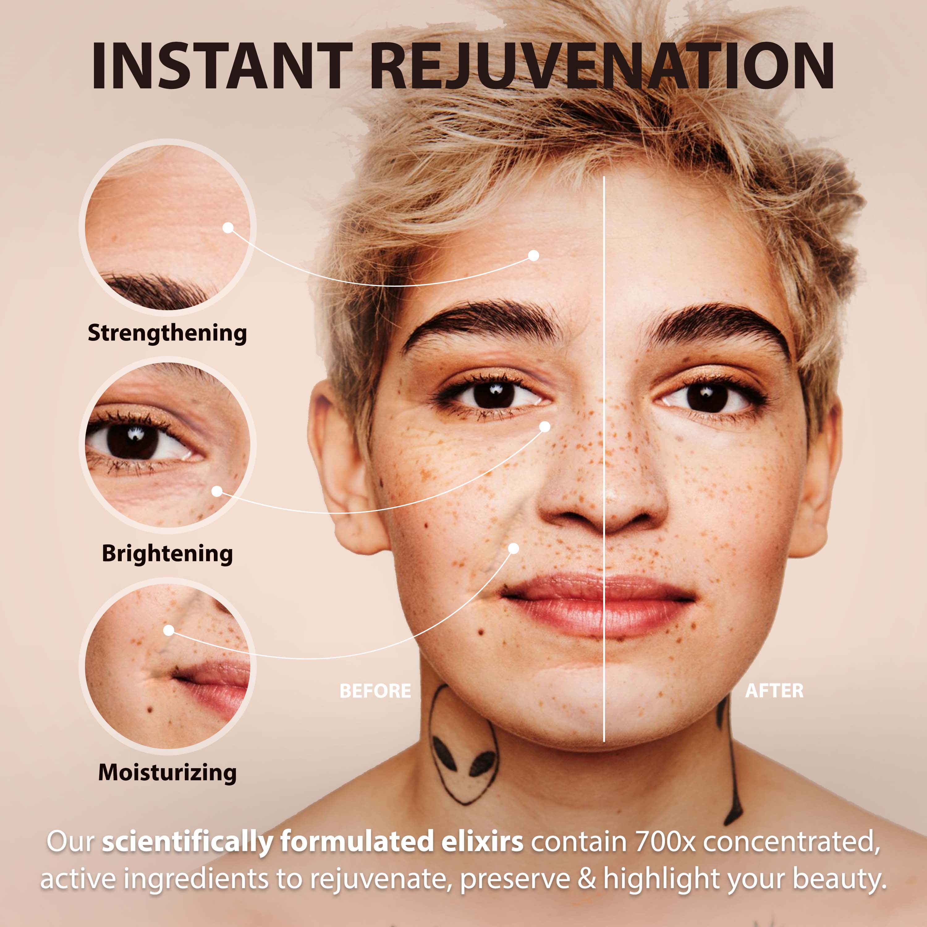 Glow Witch - Vendita all'ingrosso Maschera viso - Maschera viso coreana in bio-cellulosa con probiotici, confezione da 27