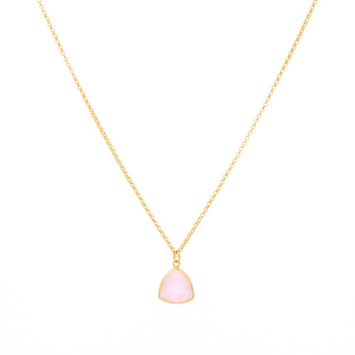 Le pendentif en quartz rose pour la vente par The Crystal Boutique