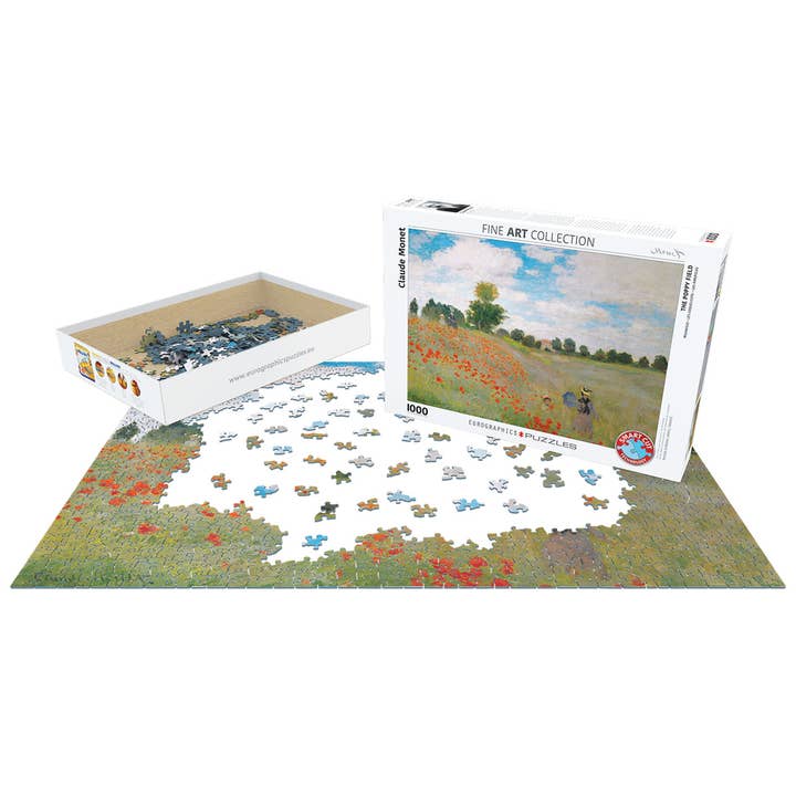 Eurographics Puzzles Europe - Wholesale Puzzle - Adult - The Poppy Field2