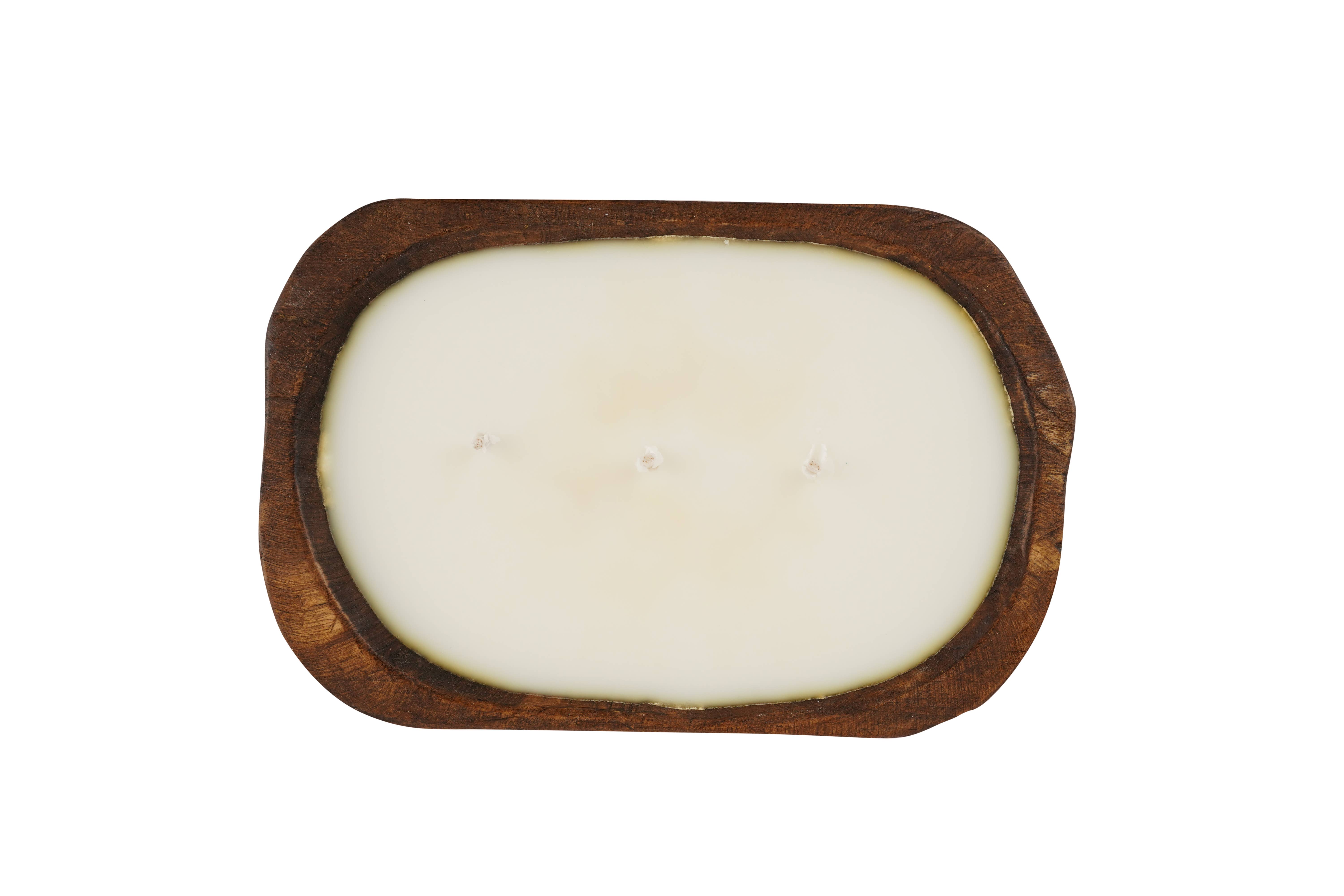 My Amigos Imports – Suporte de vela por atacado – Mini tigela de massa - pronta para velas-6 x 10 polegadas encerada6