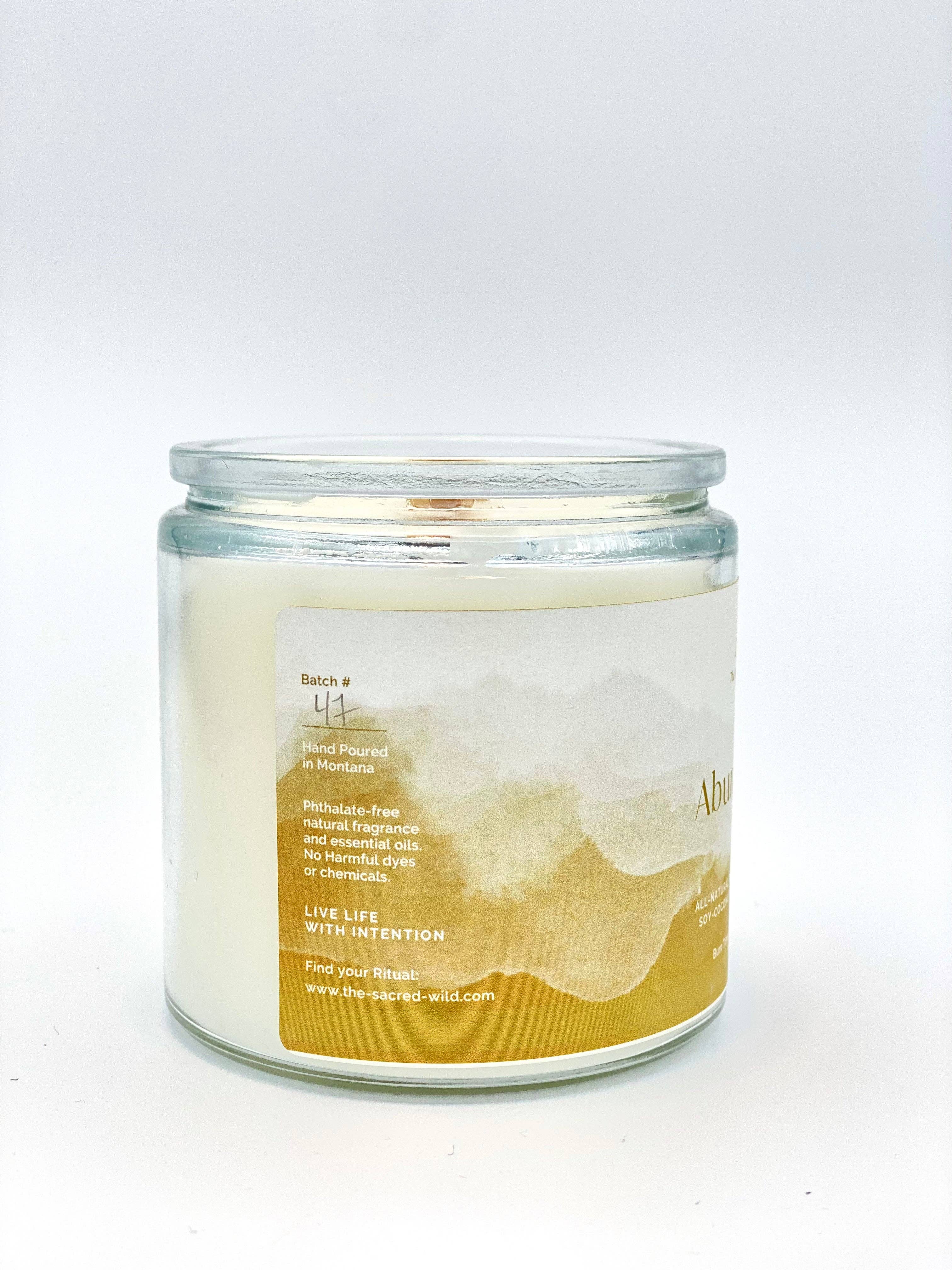 The Sacred Wild Candle Co - Wholesale Jar/Filled Candle - Abundance Intention Candle5