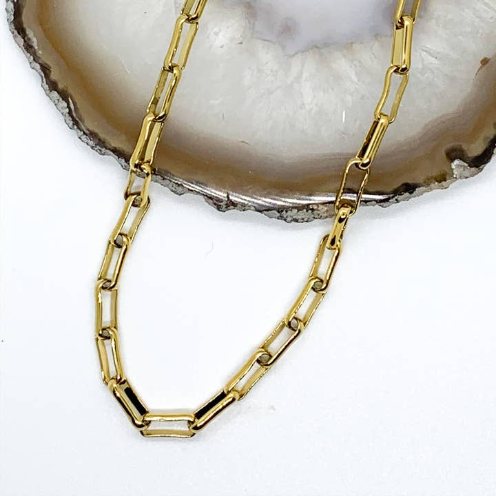 Paperclip Charm Chain for wholesale by QuayL Designs