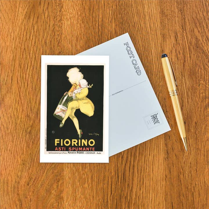 Found Image Press - Wholesale Postcard - Postcard BV-154 Advertisement for Fiorino Asti Spumante1