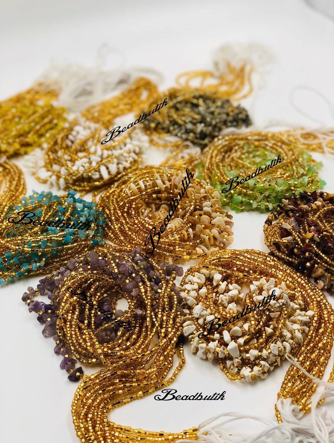 Beadbutik - Wholesale Beads - Natural Stone Waistbeads - 1