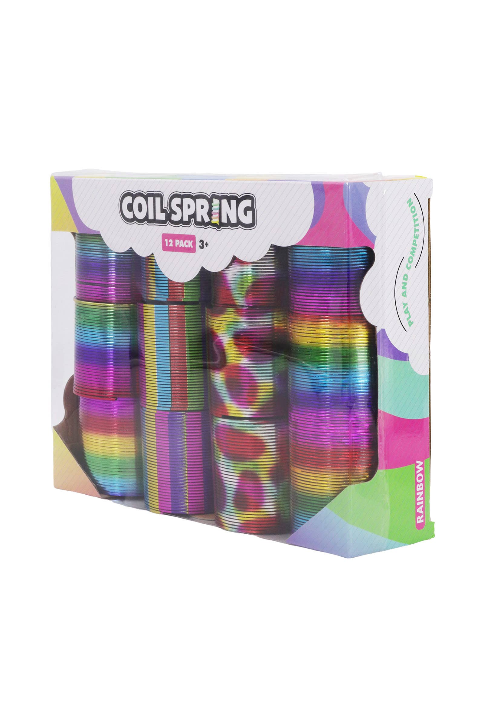 SURTIDO Juguete Slinky Mágico de Arcoíris Metálico Ombre de venta al por mayor en Faire2