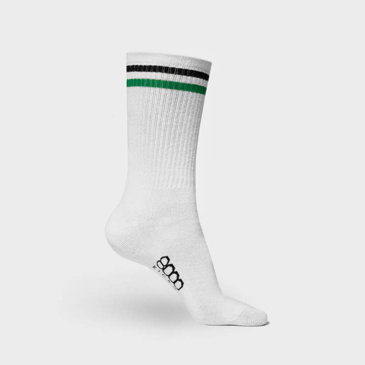 Striped Crew Hemp Socks for wholesale by 8000 Kicks Europe