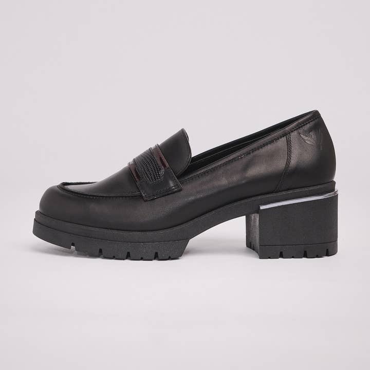 sabel LEREN LOAFER MET HOGE HAK voor groothandel op Faire3